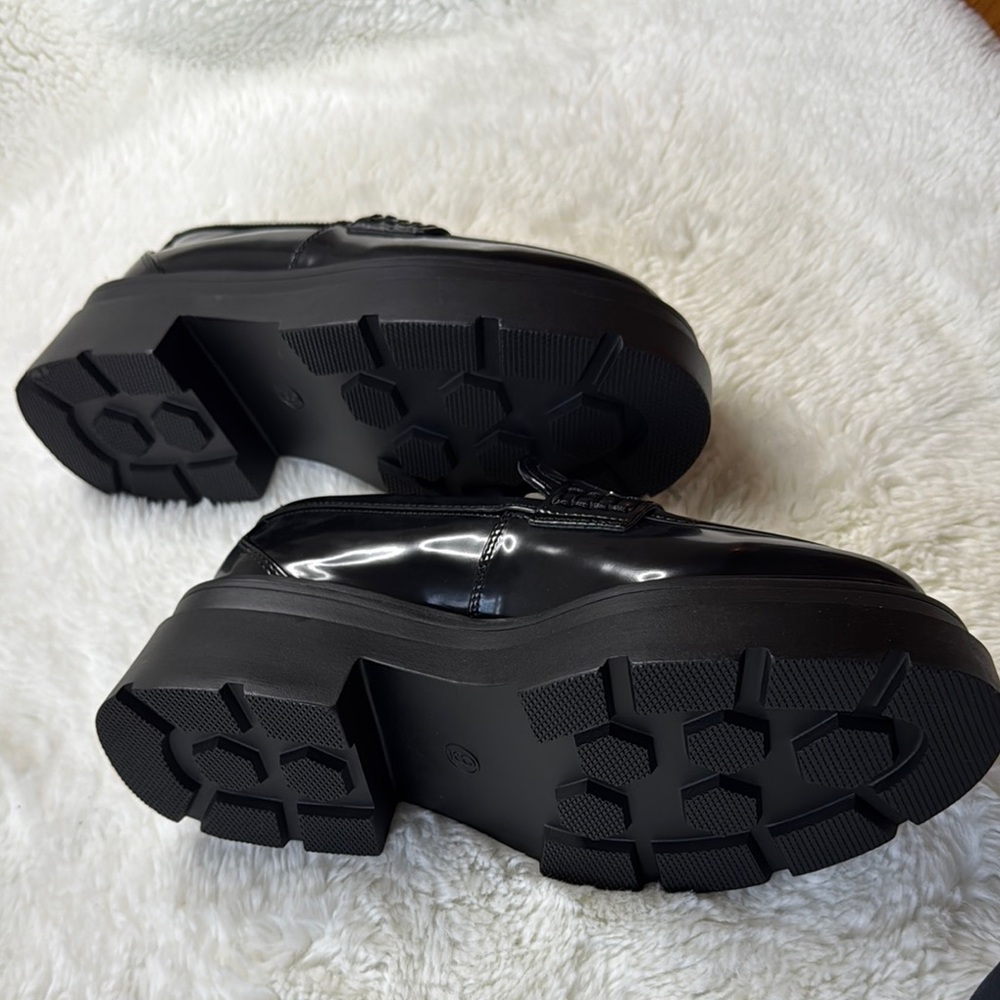 Wild Pair Black Platform Loafers NWOT - Picture 4 of 4
